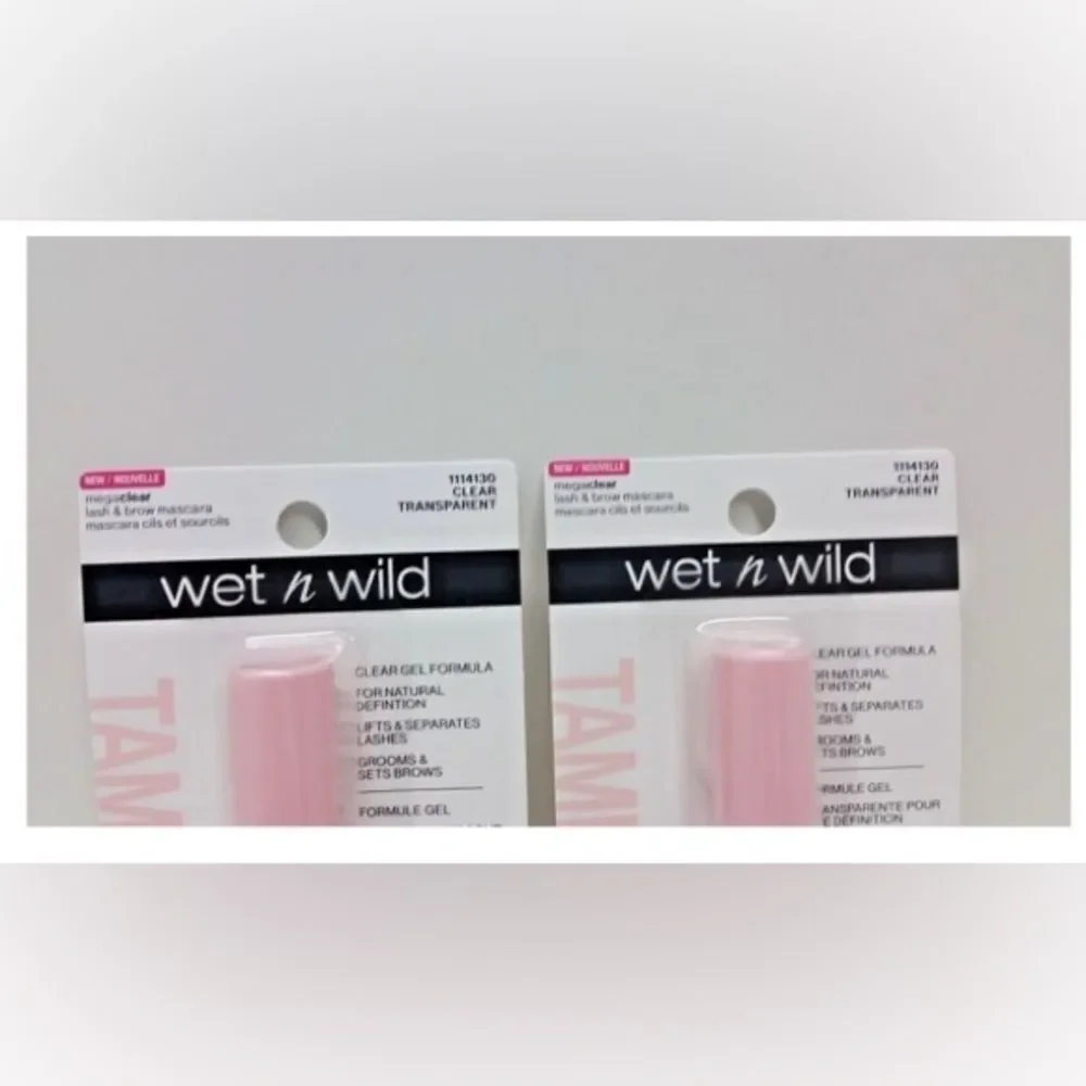 🎊 2x Wet n Wild Megaclear Lash & Brow Clear Transparent Gel Formula Mascara 9ml💥